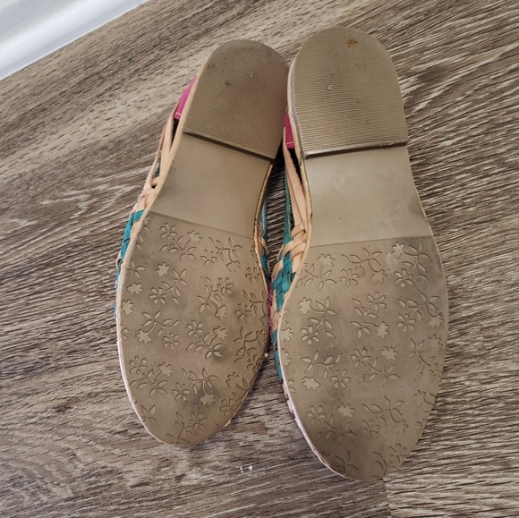 Leather huarache sandals - Picture 4 of 4